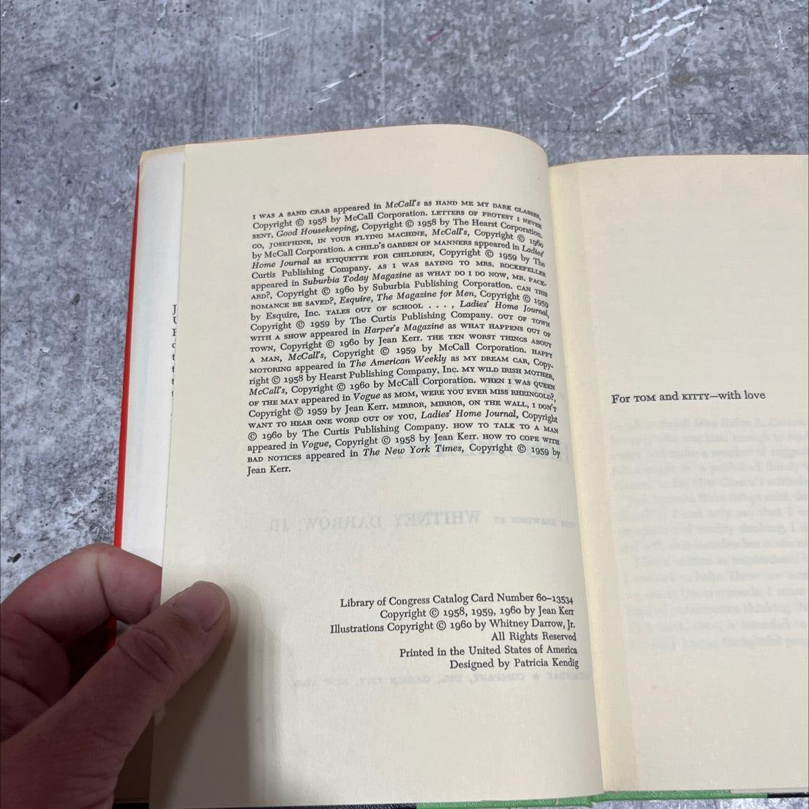 stop a the snake book, by jean kerr, 1960 Hardcover image 3