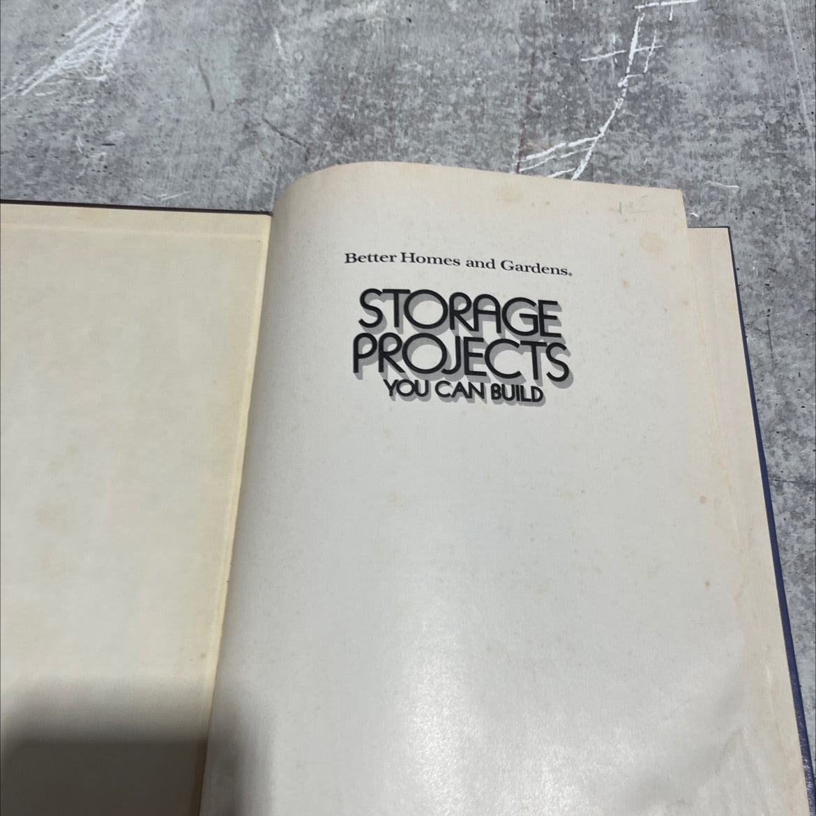 storage projects you can build book, by Better Homes and Gardens, 1982 Leather image 2