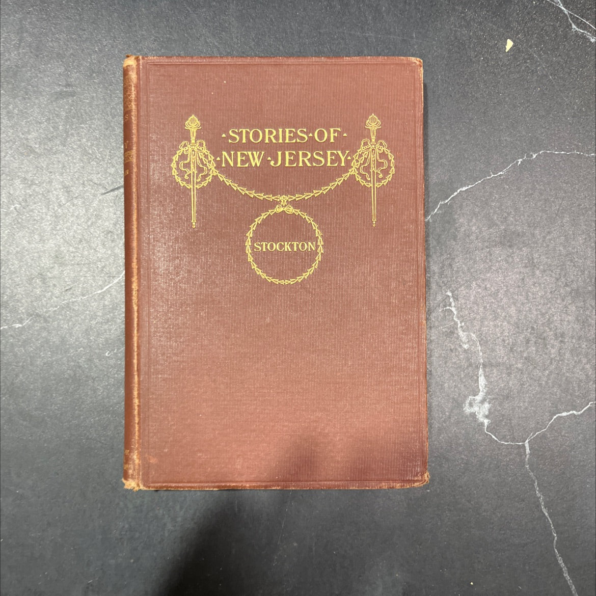stories of new jersey book, by frank r. stockton, 1896 Hardcover image 1