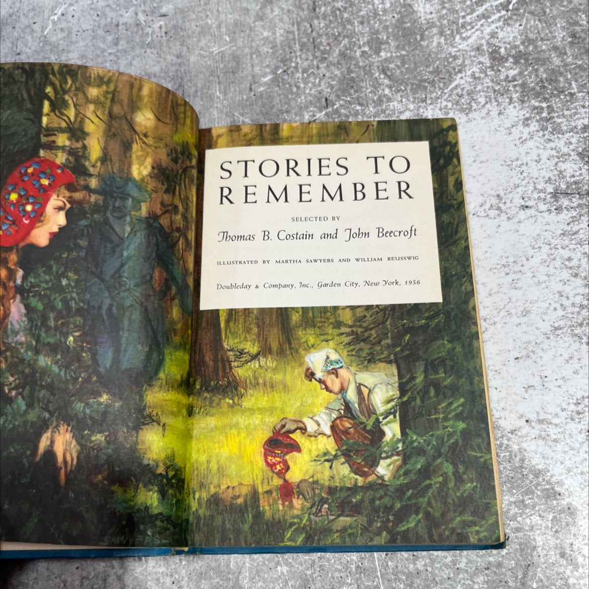 stories to remember book, by Thomas B. Costain, John Beecroft, 1956 Hardcover image 2