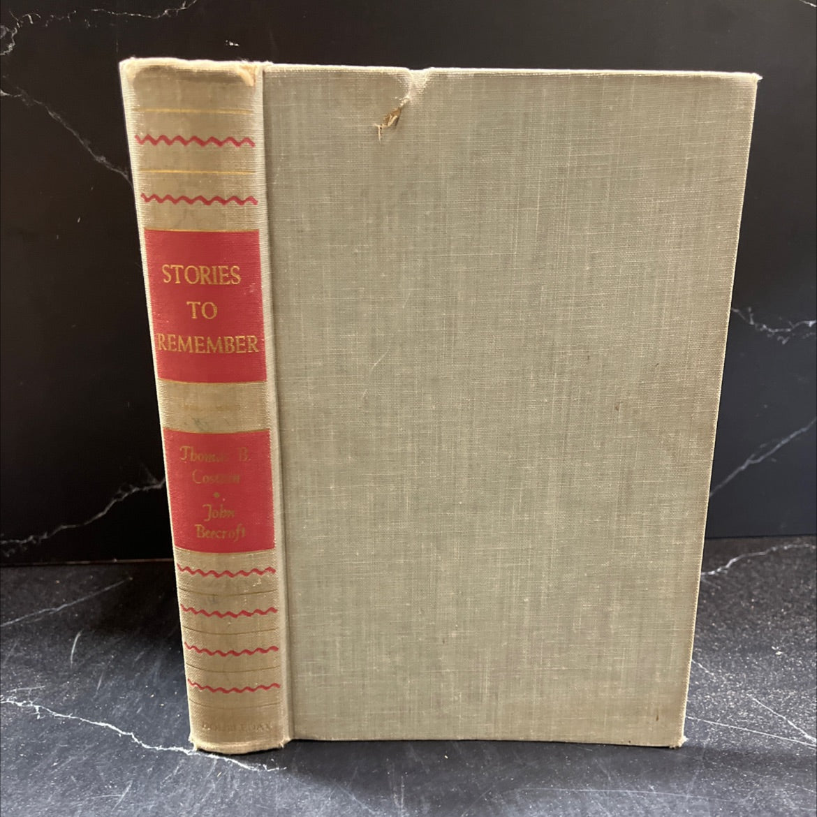 stories to remember book, by Thomas B. Costain, John Beecroft, 1956 Hardcover image 1