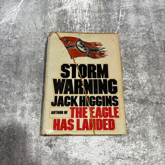 storm warning book, by jack higgins, 1976 Hardcover image 1