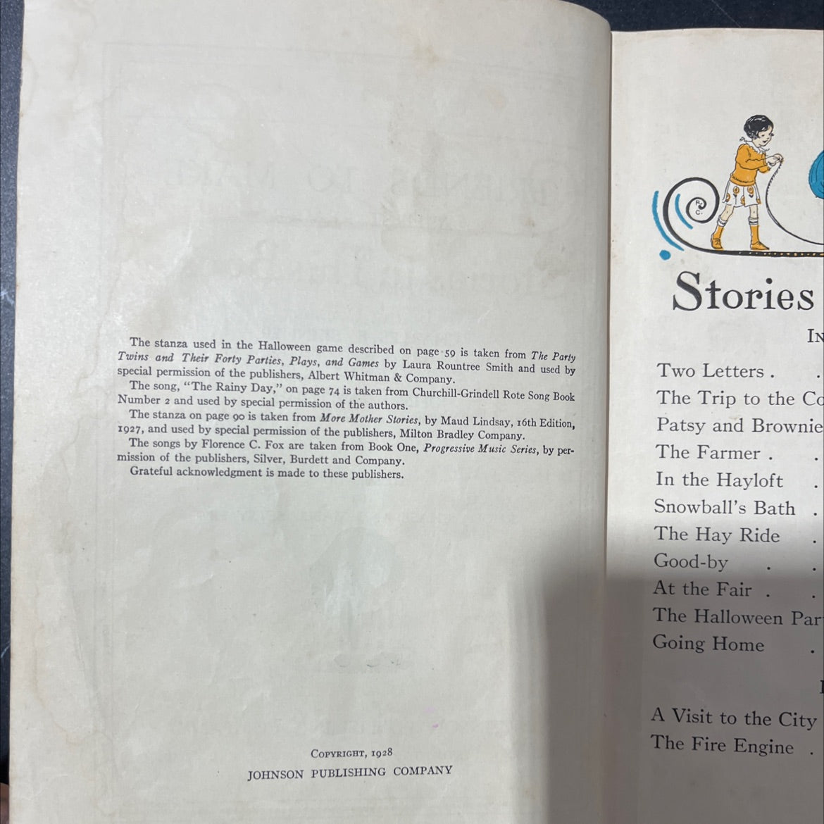 story and study readers friends to make a first reader book, by mathilde c. gecks, 1928 Hardcover image 3