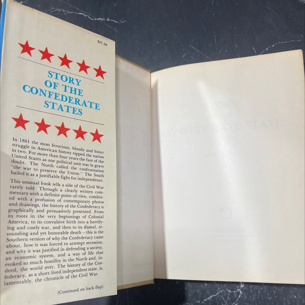 story of the confederate states book, by Joseph T. Derry, 1979 Hardcover image 4