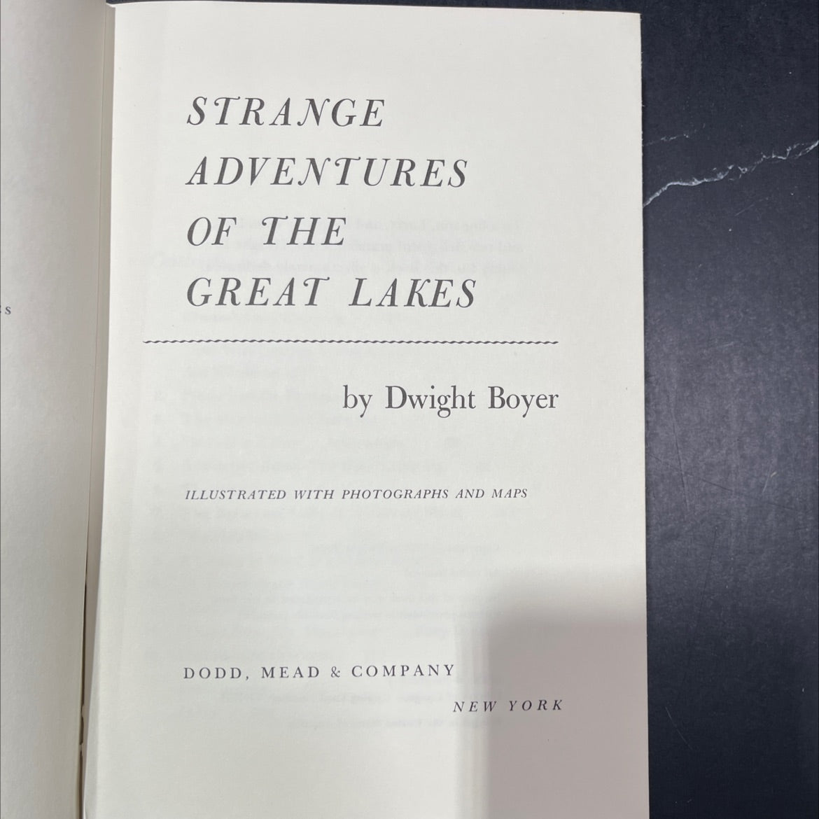 strange adventures of the great lakes book, by Dwight Boyer, 1974 Hardcover image 2