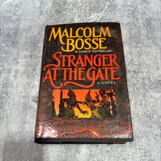 stranger at the gate book, by Malcolm Bosse, 1989 Hardcover image 1