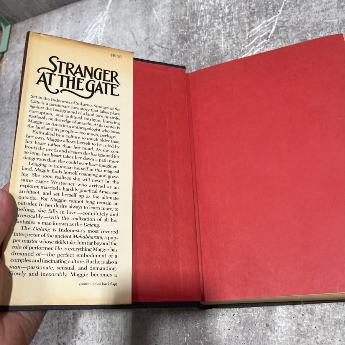 stranger at the gate book, by Malcolm Bosse, 1989 Hardcover image 4