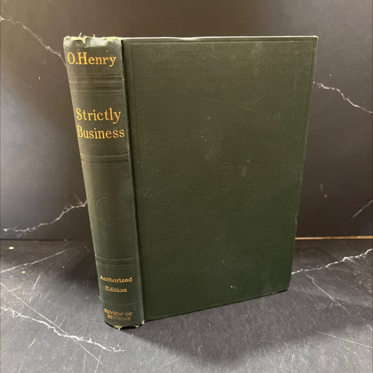 strictly business more stories of the four million book, by o. henry, 1914 Hardcover image 1