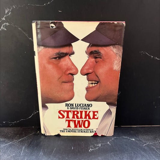SIGNED strike two book, by Ron Luciano & David Fisher, 1984 Hardcover, First Edition image 1