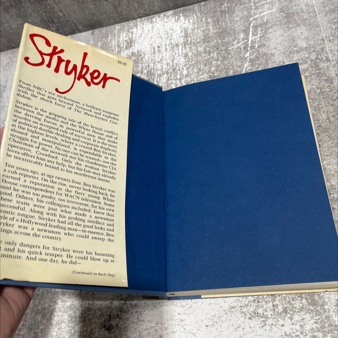 stryker book, by chuck scarborough, 1978 Hardcover image 4