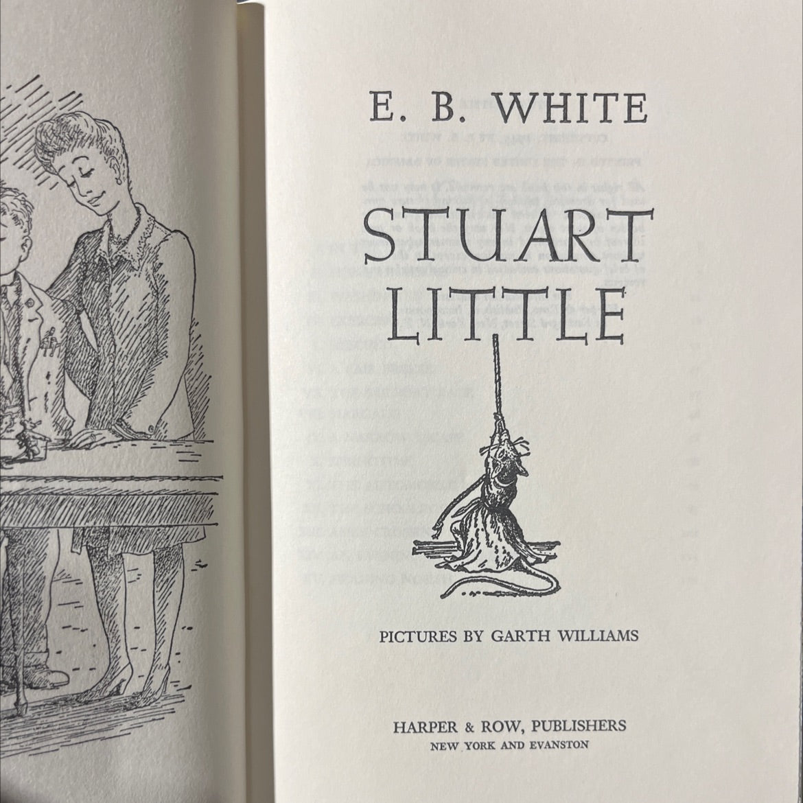 stuart little book, by e. b. white, 1945 Hardcover image 2