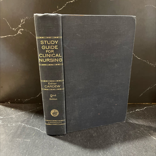 study guide for clinical nursing book, by emily c. cardew, 1961 Hardcover image 1