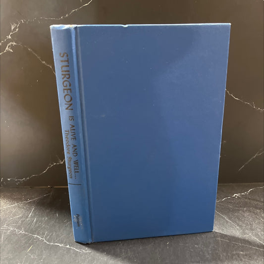 sturgeon is alive and well book, by theodore sturgeon, 1970 Hardcover image 1