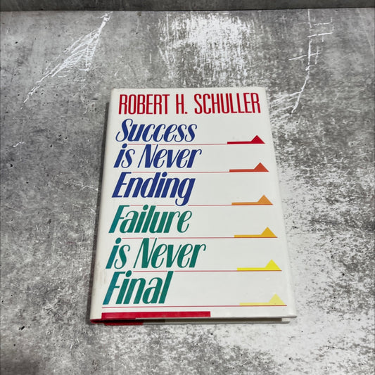SIGNED success is never ending failure is never final book, by Robert H. Schuller, 1988 Hardcover, Vintage image 1