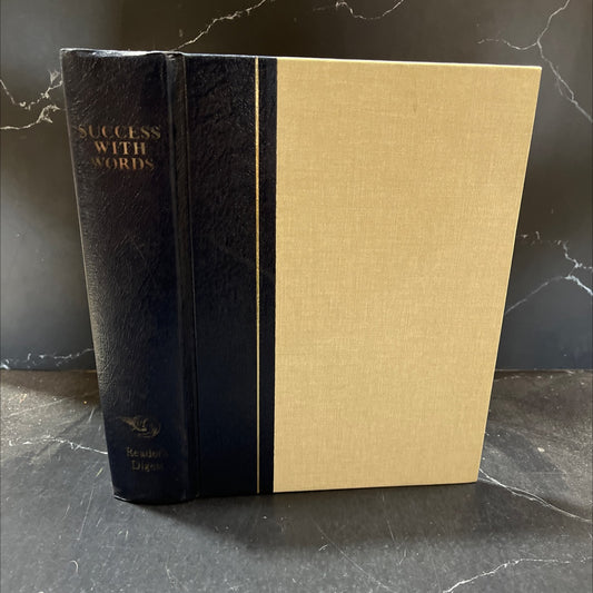success with words a guide to the american language book, by Peter Davies, 1983 Leather image 1