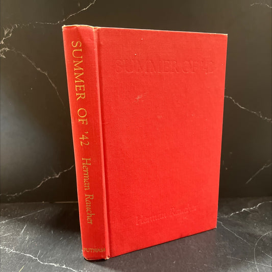 summer of '42 book, by herman raucher, 1971 Hardcover image 1