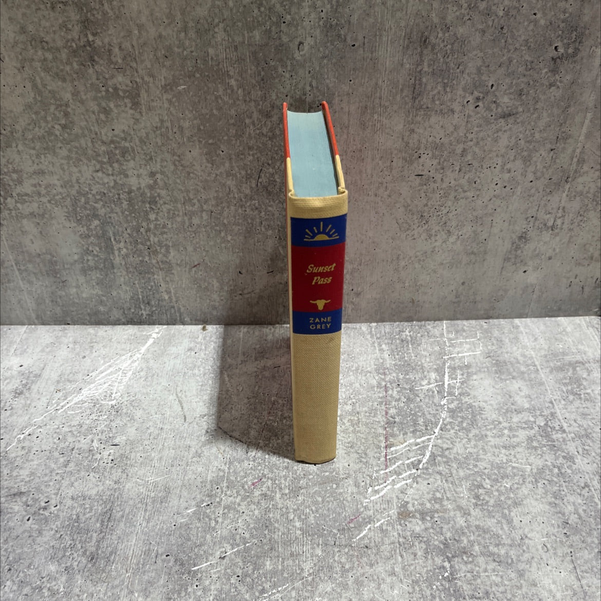 sunset pass book, by zane grey, 1959 Hardcover image 4