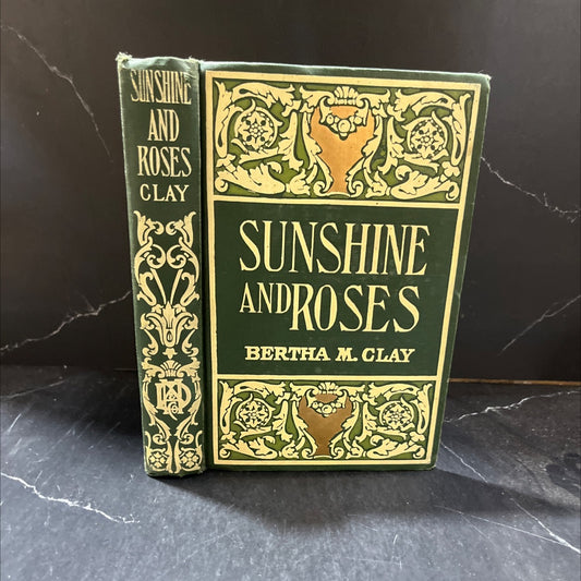 sunshine and roses book, by charlotte m. braeme, unknown Hardcover image 1
