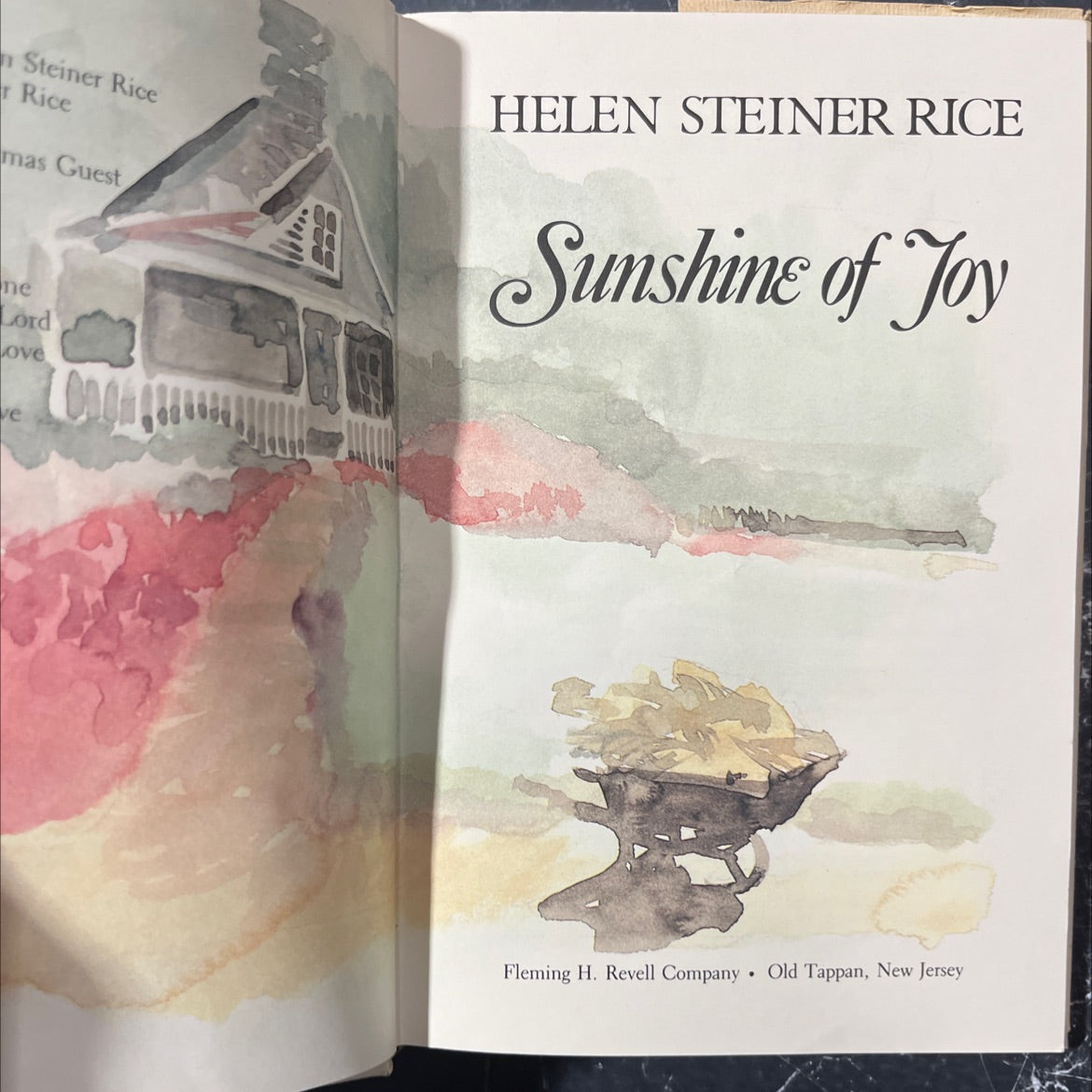 sunshine of joy book, by helen steiner rice, 1988 Hardcover image 2