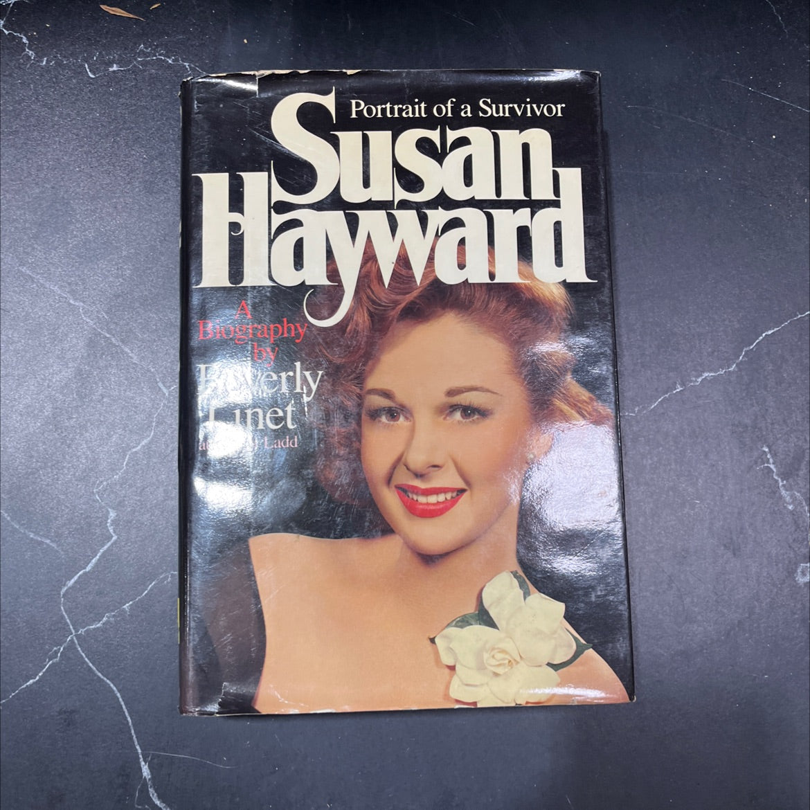 susan hayward, portrait of a survivor book, by beverly linet, 1980 Hardcover image 1