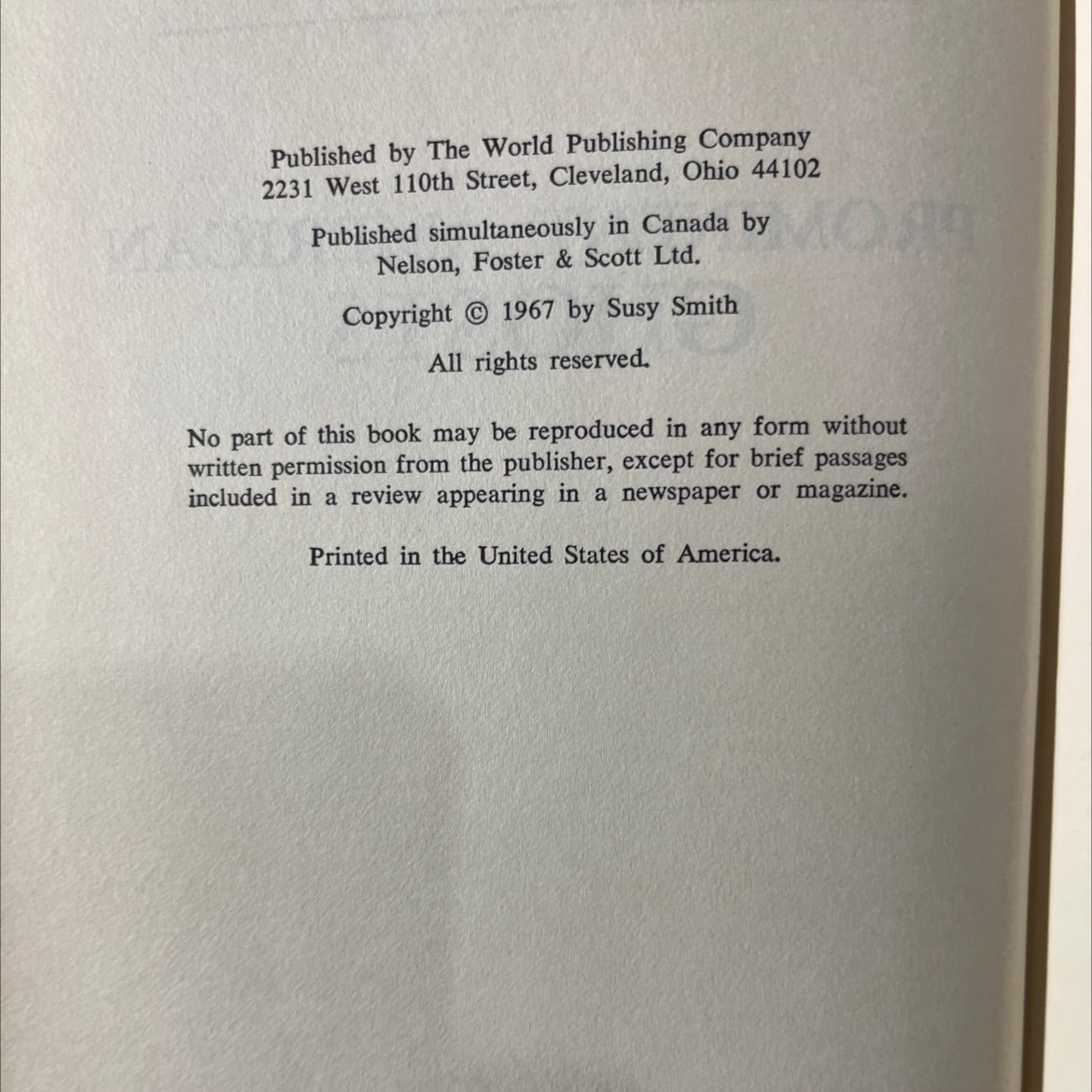 susy smith prominent american ghosts book, by Susy Smith, 1967 Hardcover image 3