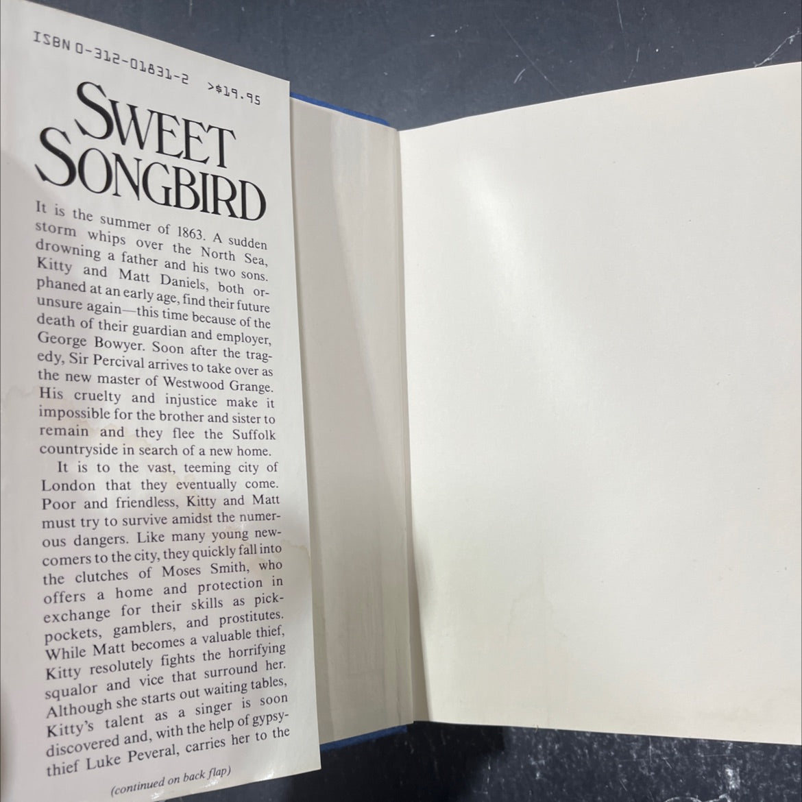 sweet songbird book, by teresa crane, 1987 Hardcover image 4