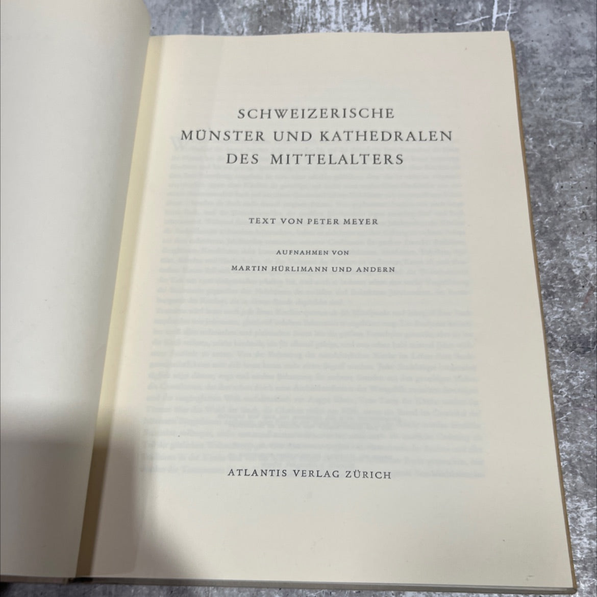 swiss monasteries and cathedrals of the middle ages book, by Peter Meyer, 1945 Hardcover image 2