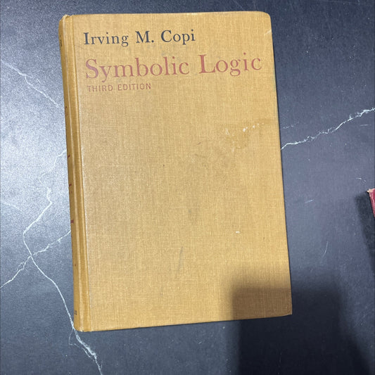 symbolic logic book, by irving m. copi, 1969 Hardcover image 1