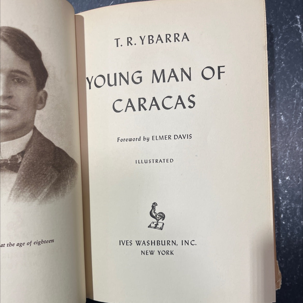 t. r. ybarra young man of caracas book, by t. r. ybarra, 1941 Hardcover image 2