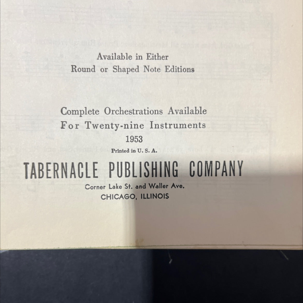 tabernacle hymns number four book, by unknown, 1953 Hardcover image 3
