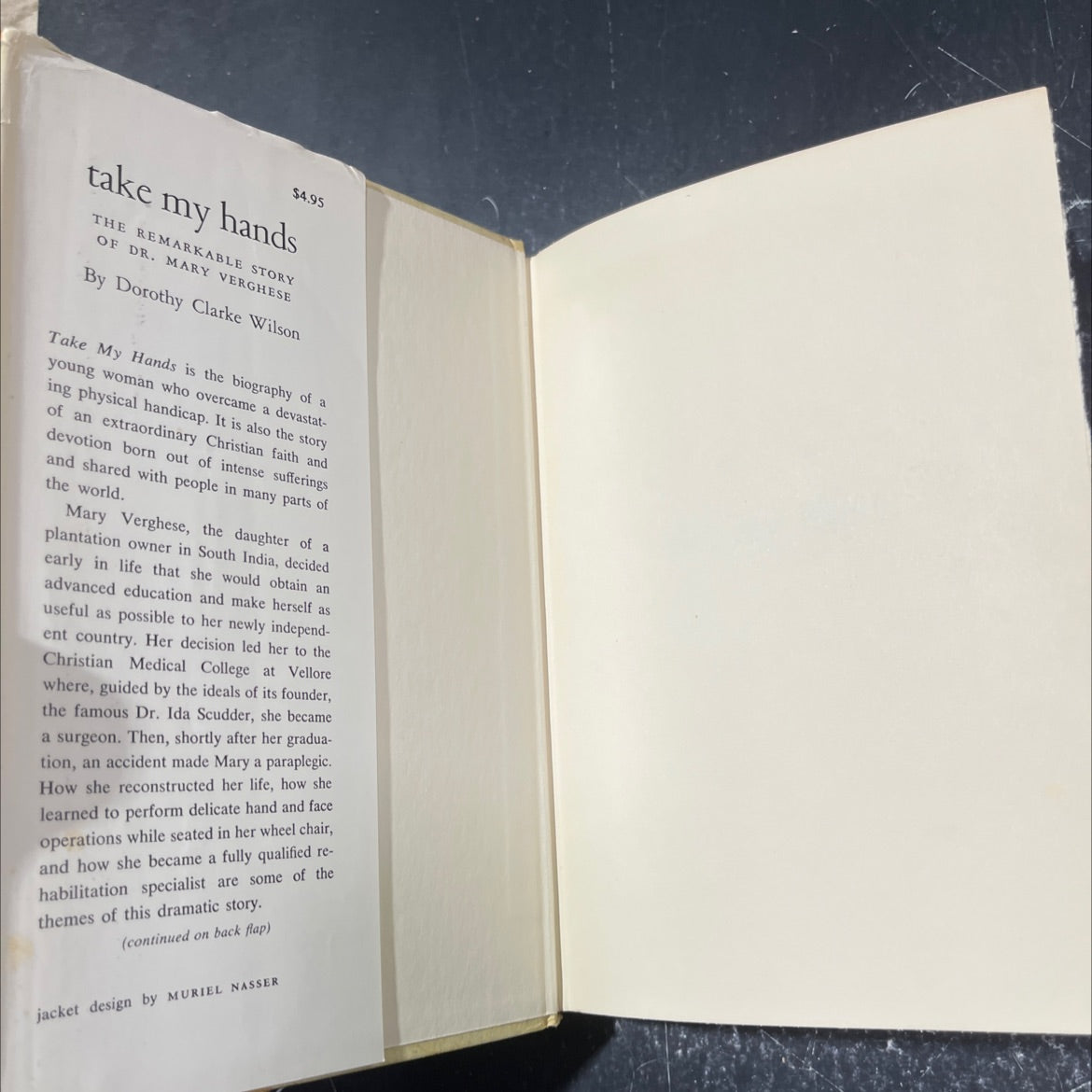 take my hands book, by dorothy clarke wilson, 1963 Hardcover image 4