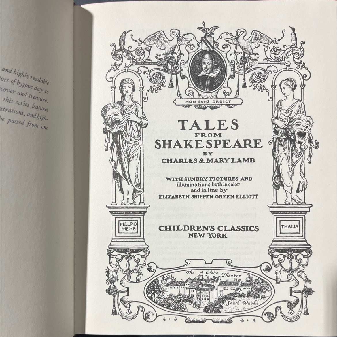 tales from shakespeare book, by charles lamb, mary lamb, 1986 Hardcover image 2