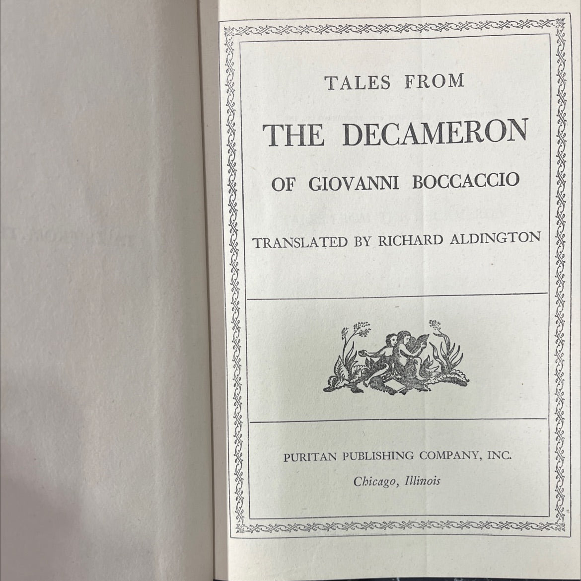 tales from the decameron book, by giovanni boccaccio, 1930 Hardcover image 2
