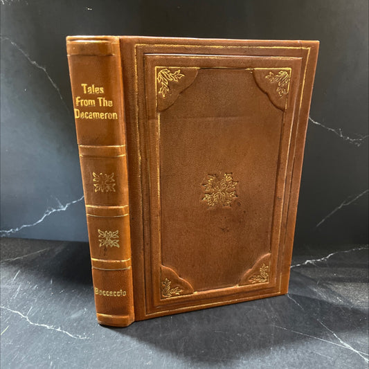 tales from the decameron book, by giovanni boccaccio, 1930 Leather image 1