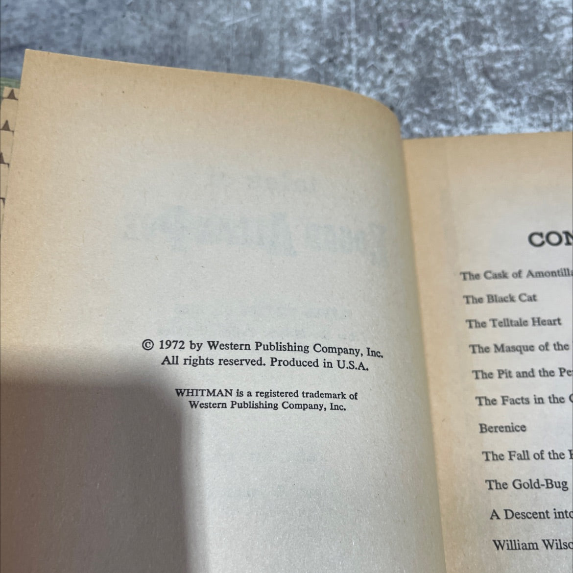 tales of edgar allan poe eleven bizarre stories from the master teller of tales book, by edgar allan poe, 1972 Hardcover image 3