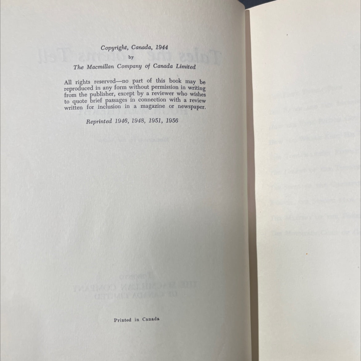 tales the totems tell book, by hugh weatherby, 1956 Hardcover image 3