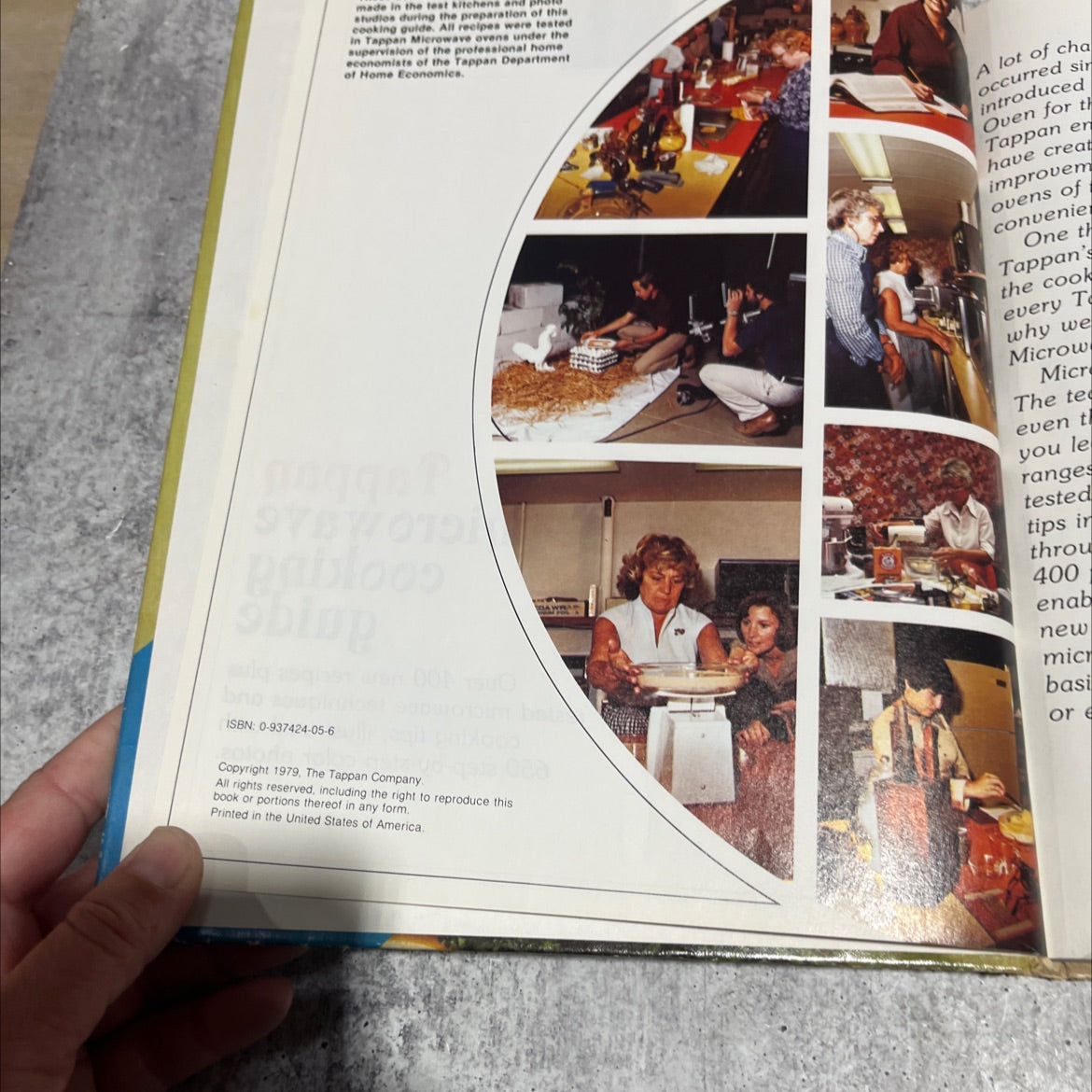 tappan microwave cooking guide book, by unknown, 1979 Hardcover image 3