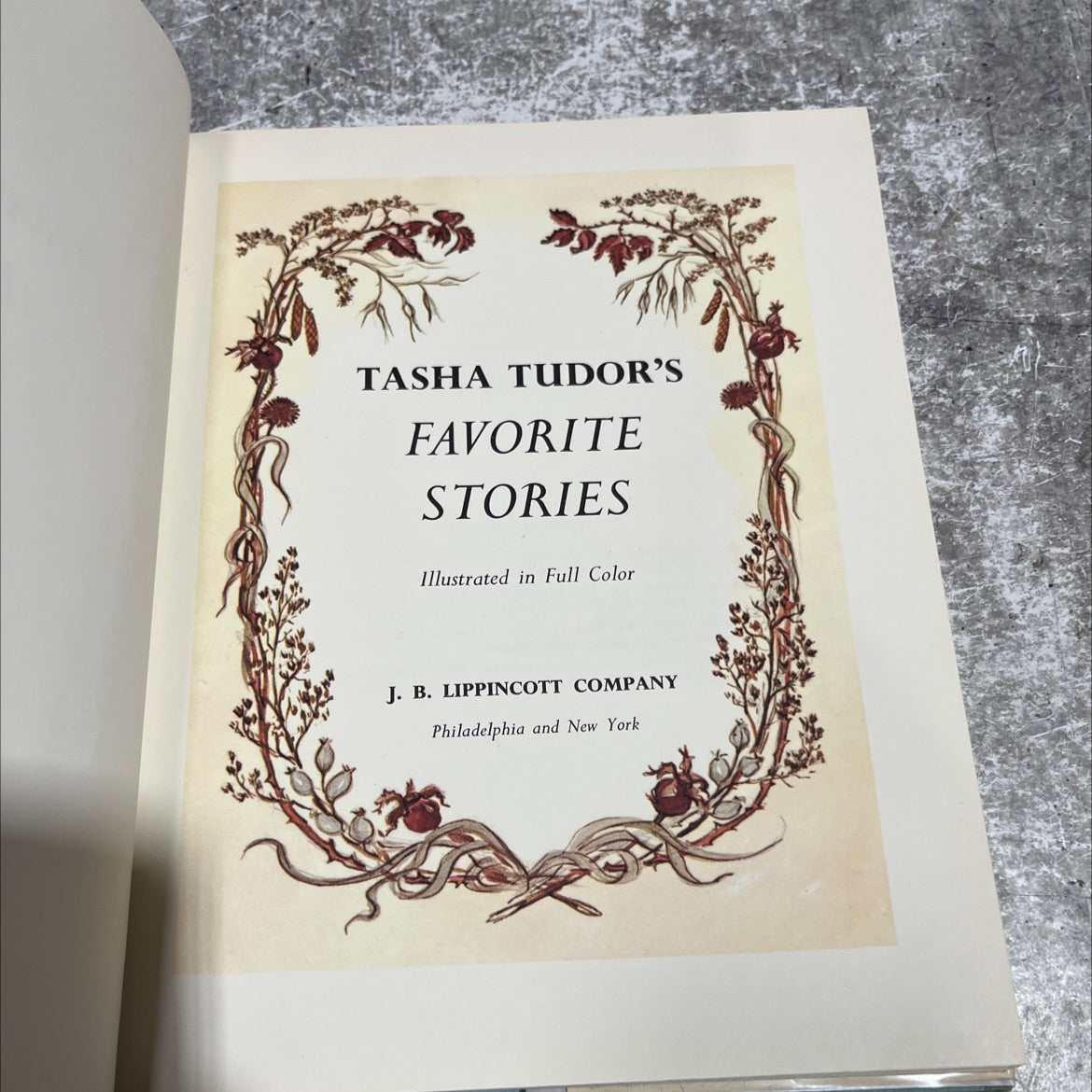 tasha tudor's favorite stories book, by tasha tudor, 1965 Hardcover image 2