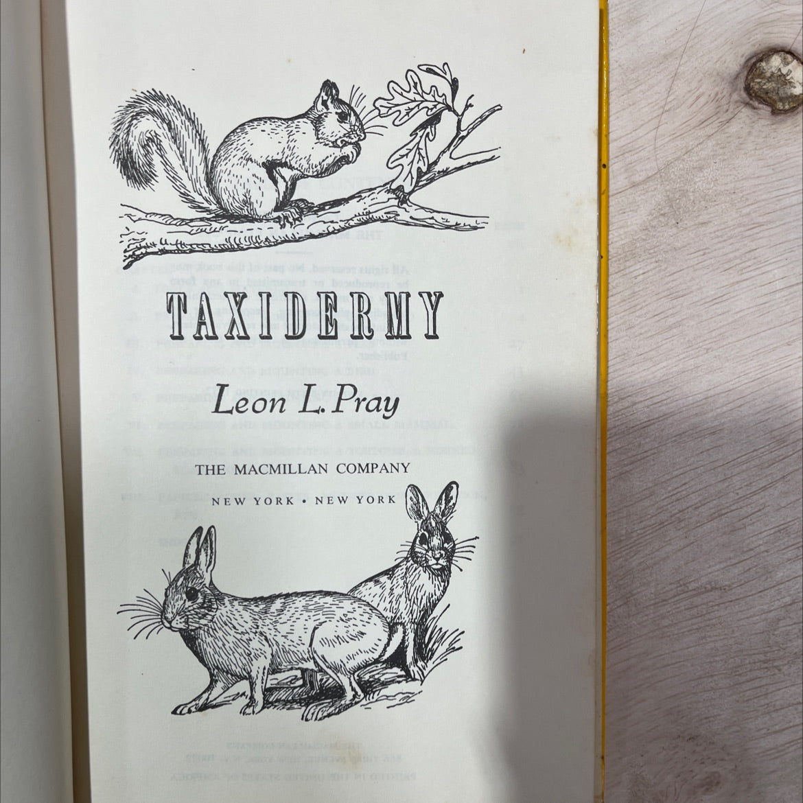 taxidermy book, by leon l. pray, 1972 Hardcover, Vintage image 2