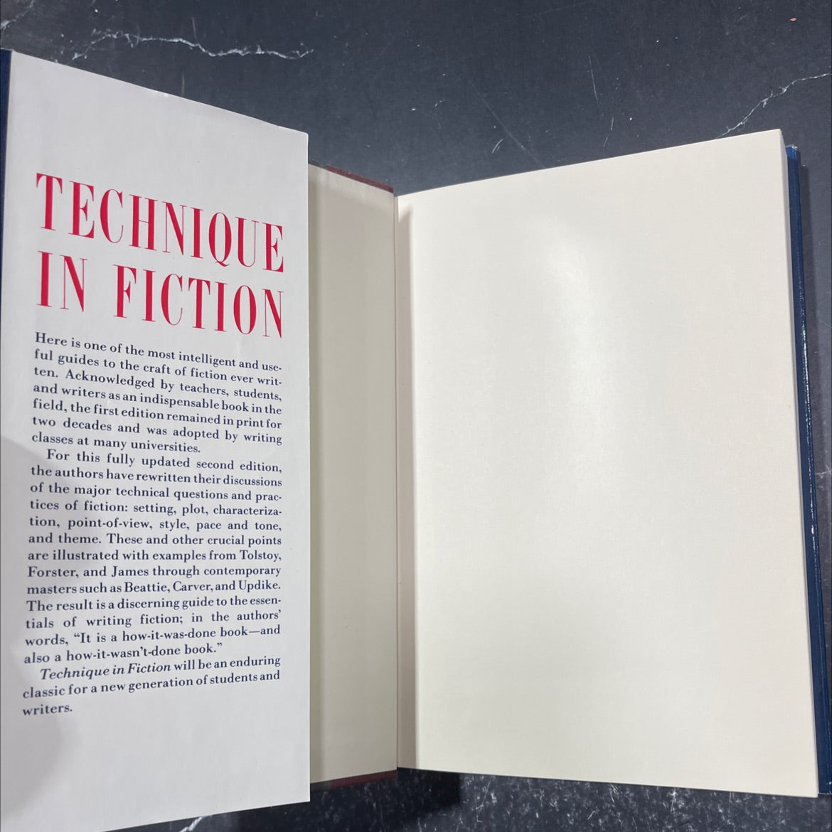 technique in fiction book, by robie macauley & george lanning, 1987 Hardcover image 4