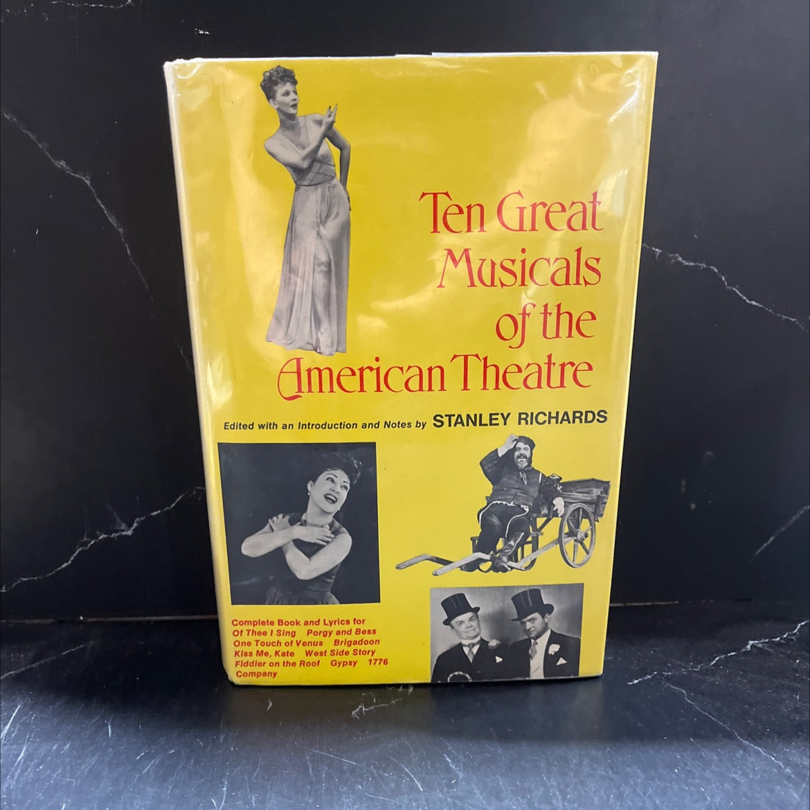 ten great musicals of the american theatre book, by stanley richards, 1973 Hardcover image 1