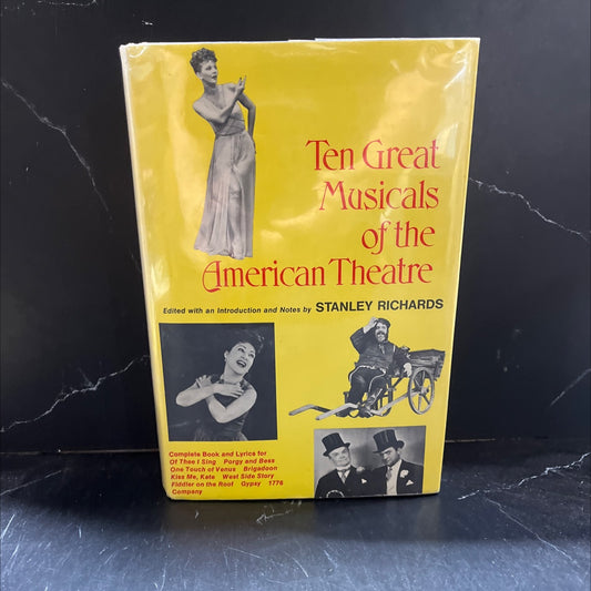 ten great musicals of the american theatre book, by stanley richards, 1973 Hardcover image 1