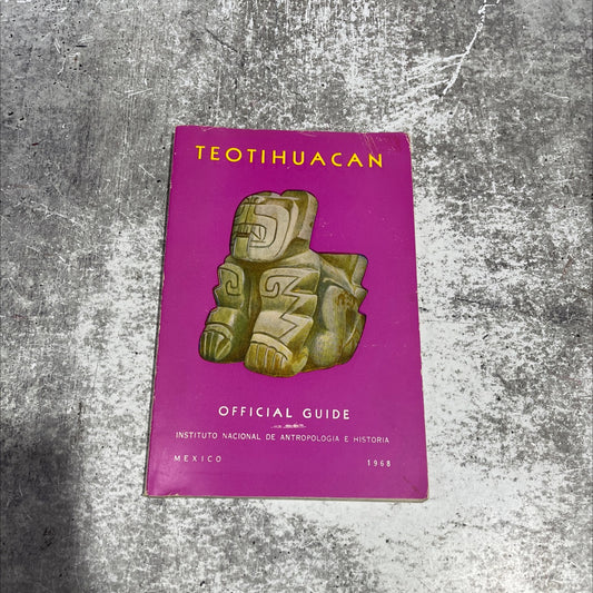 teotihuacan official guide book, by jorge r. acosta, 1968 Paperback image 1