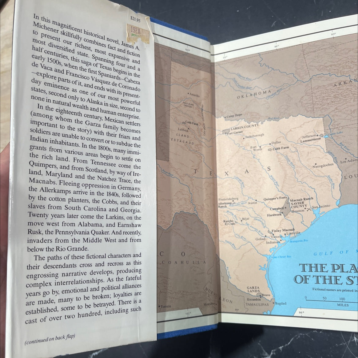 texas book, by james a. michener, 1985 Hardcover image 4