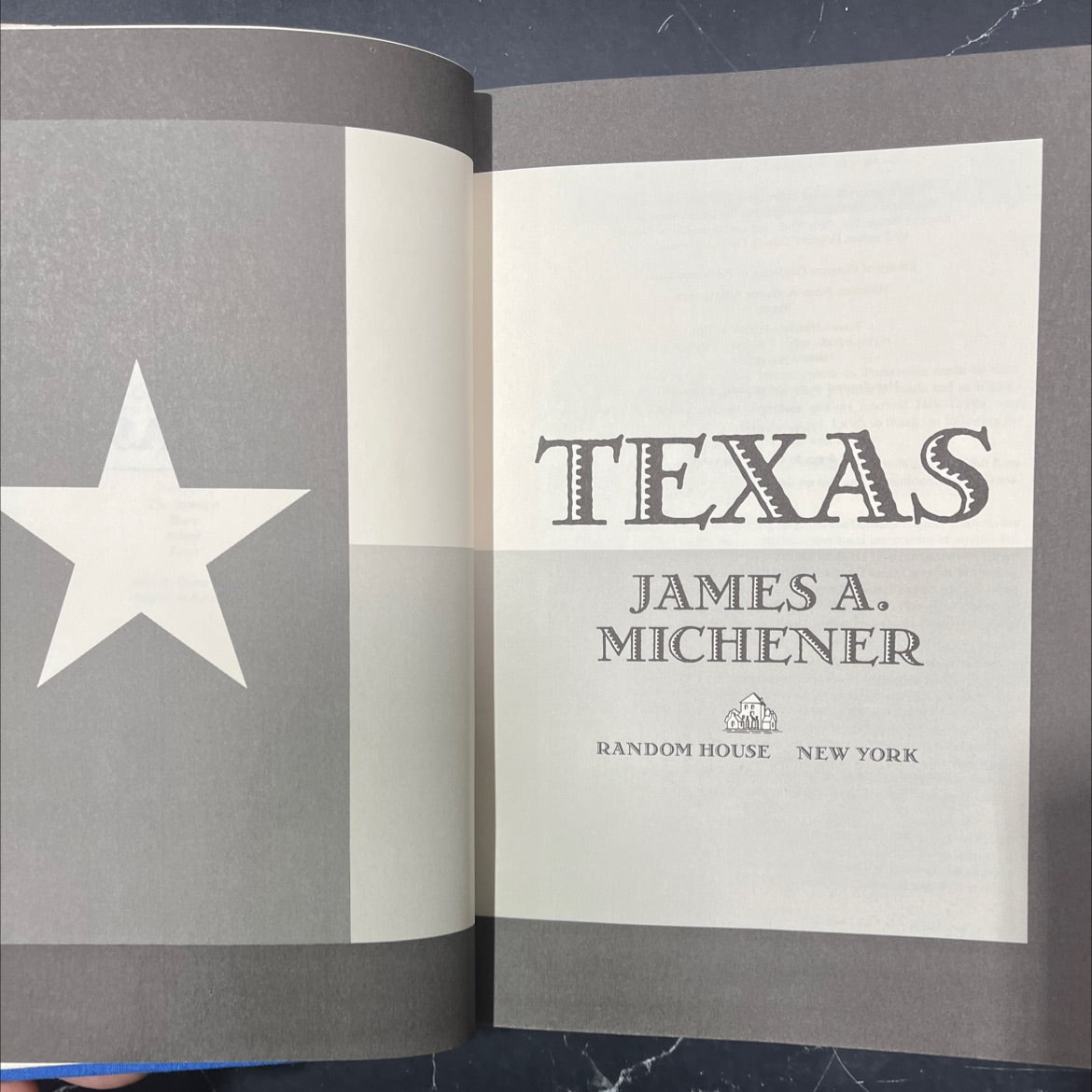 texas book, by james a. michener, 1985 Hardcover image 2