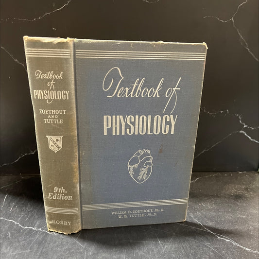 textbook of physiology book, by william d. zoethout, ph.d. and w. w. tuttle, ph.d., 1946 Hardcover image 1