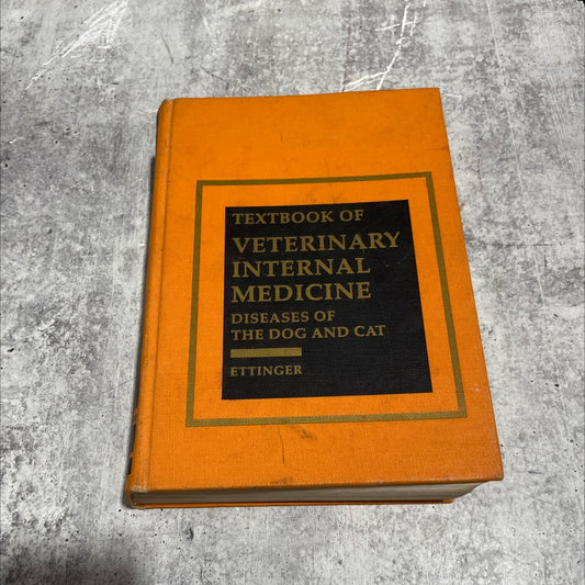 textbook of veterinary internal medicine diseases of the dog and cat book, by Stephen J. Ettinger, D.V.M., 1983 image 1