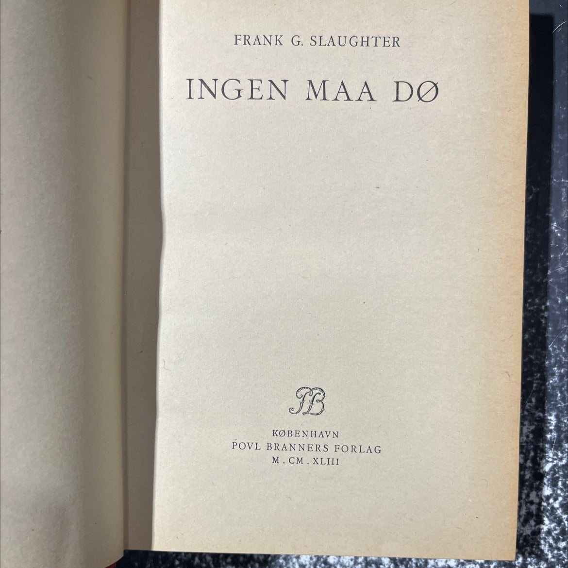 that none should die book, by frank g. slaughter, 1943 Leather image 2