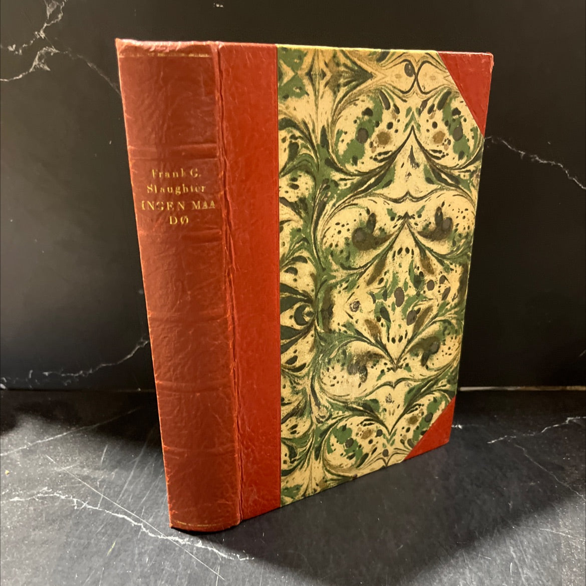 that none should die book, by frank g. slaughter, 1943 Leather image 1