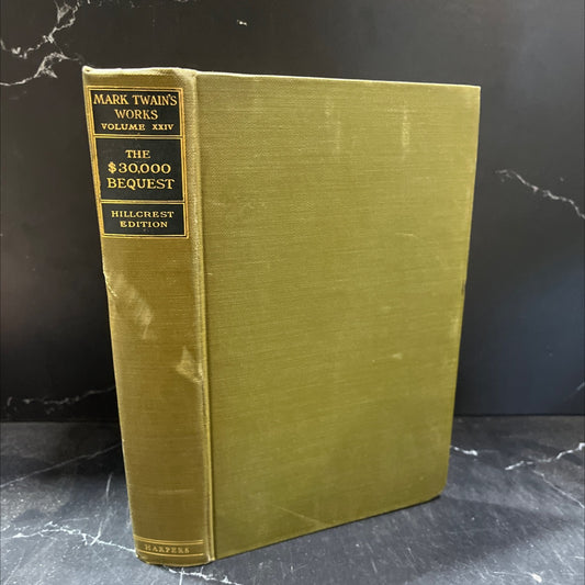the $30000 bequest and other stories book, by mark twain, 1906 Hardcover image 1